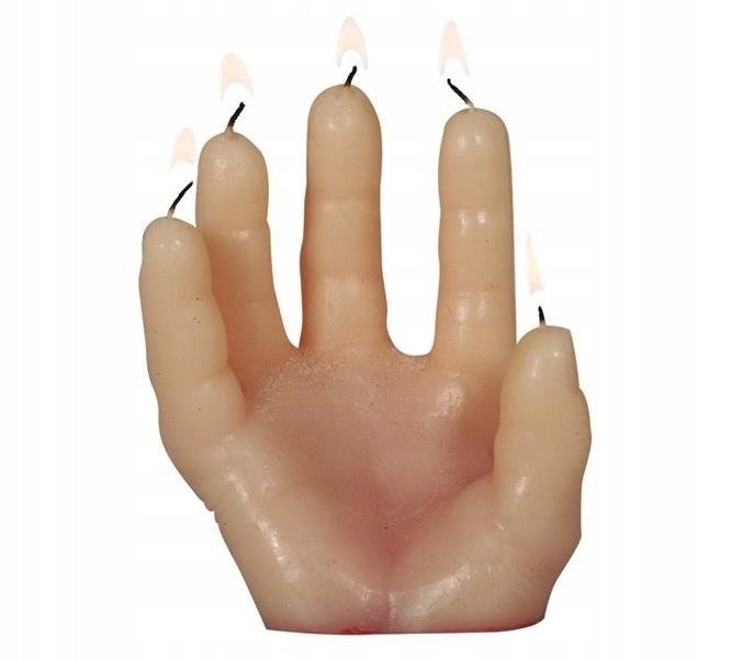 

Świeczka Krwawa Ręka Wednesday Halloween