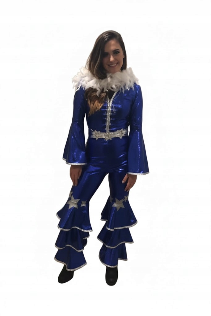 Karnevalový Kostým Smiffys Dancing Dream Blue 70's Disco vel. M