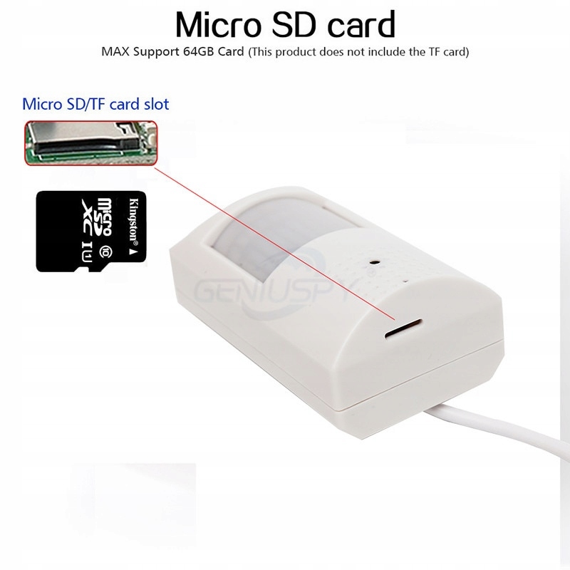 Kamera IP ukryta w obudowie czujnika 2MPX + AUDIO Marka bez marki