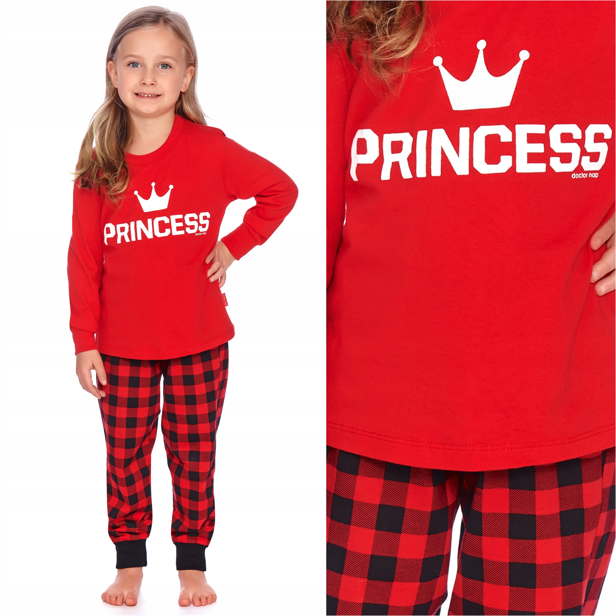 

Piżama dziecięca Doctor Nap 9750 Princess 146-152