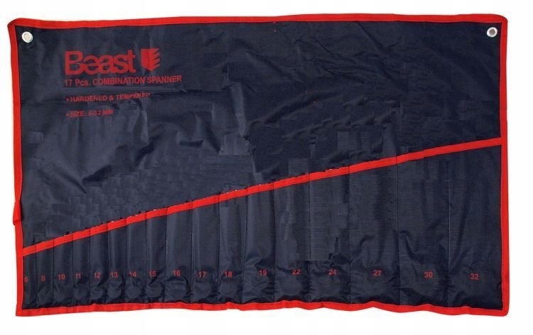 Płachta Na Klucze Płaskie pokrowiec 6-32 mm 17 sztuk 312258