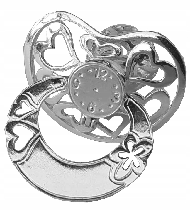 Stříbrný Dudlík Na Křtiny Pro Gravírování Suvenýru 925