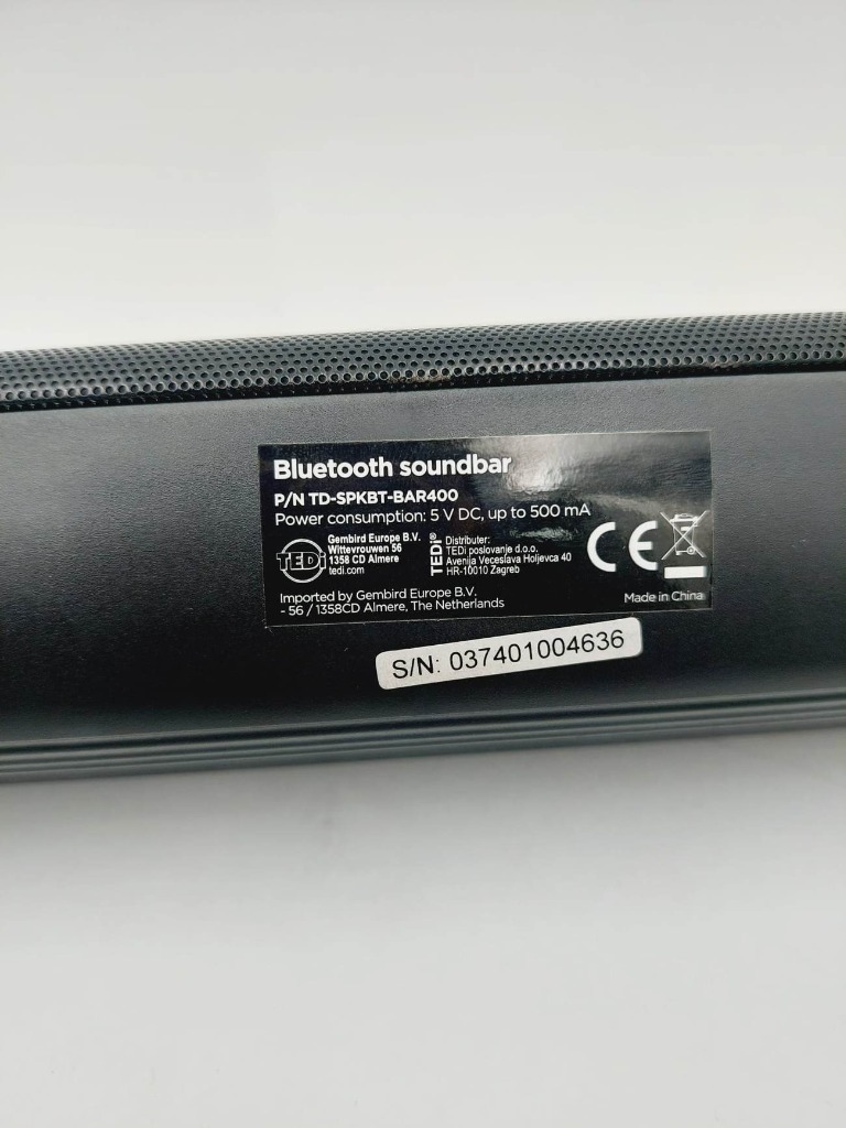 BEZPRZEWODOWY SOUNDBAR BLUETOOTH GŁOŚNIK Marka bez marki