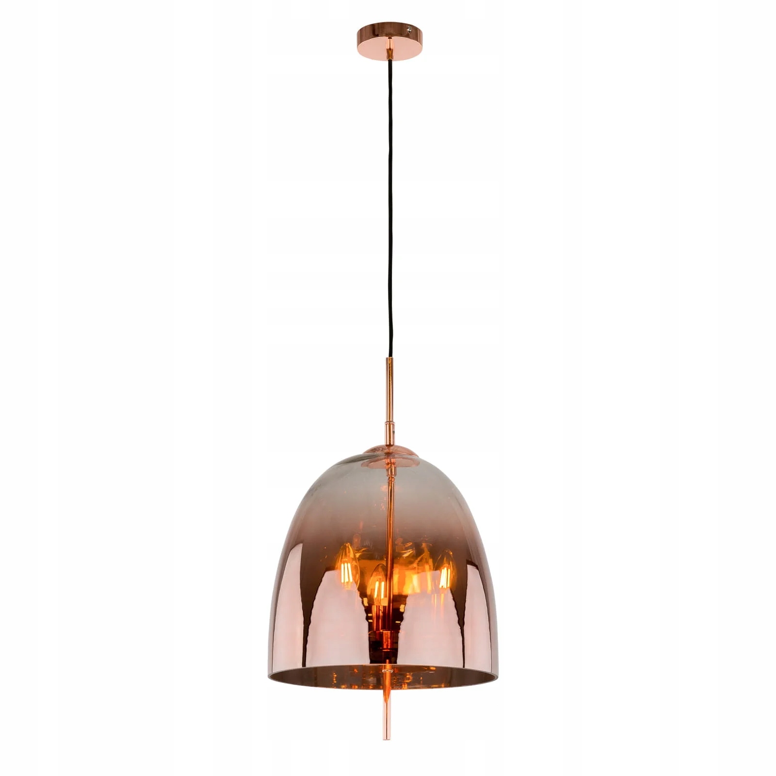Závěsná lampa Italux Alan Led moderní měděná