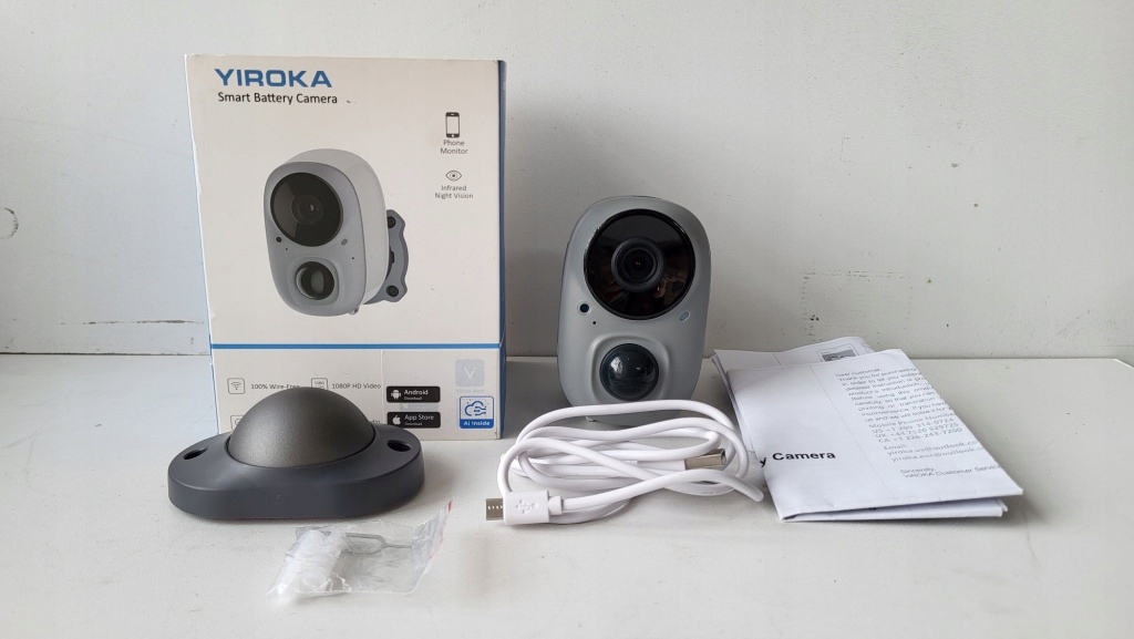 Kamera tubowa (bullet) AHD, ANALOG, HD-CVI, HD-TVI YIROKA CG4 5V 1,5A 2 Mpx