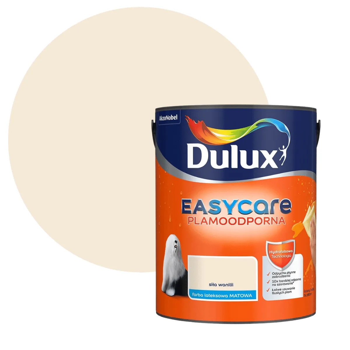 Dulux Easycare Barva Skvrnitá Síla vanilky 5L