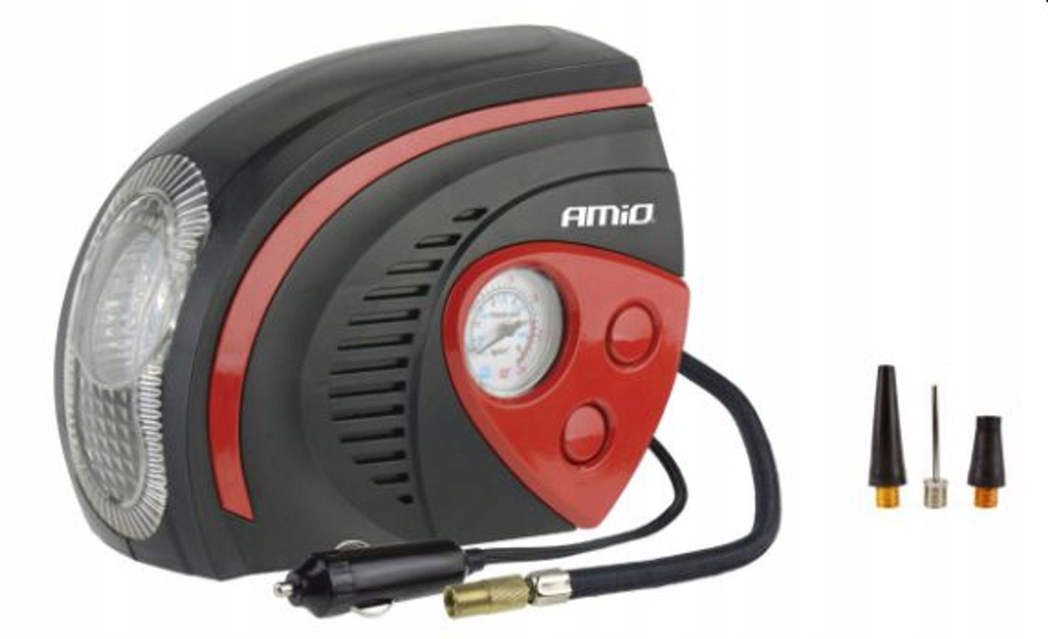 KOMPRESOR SAMOCHODOWY 12V Z LATARKĄ LED LED ACOMP-08 02182