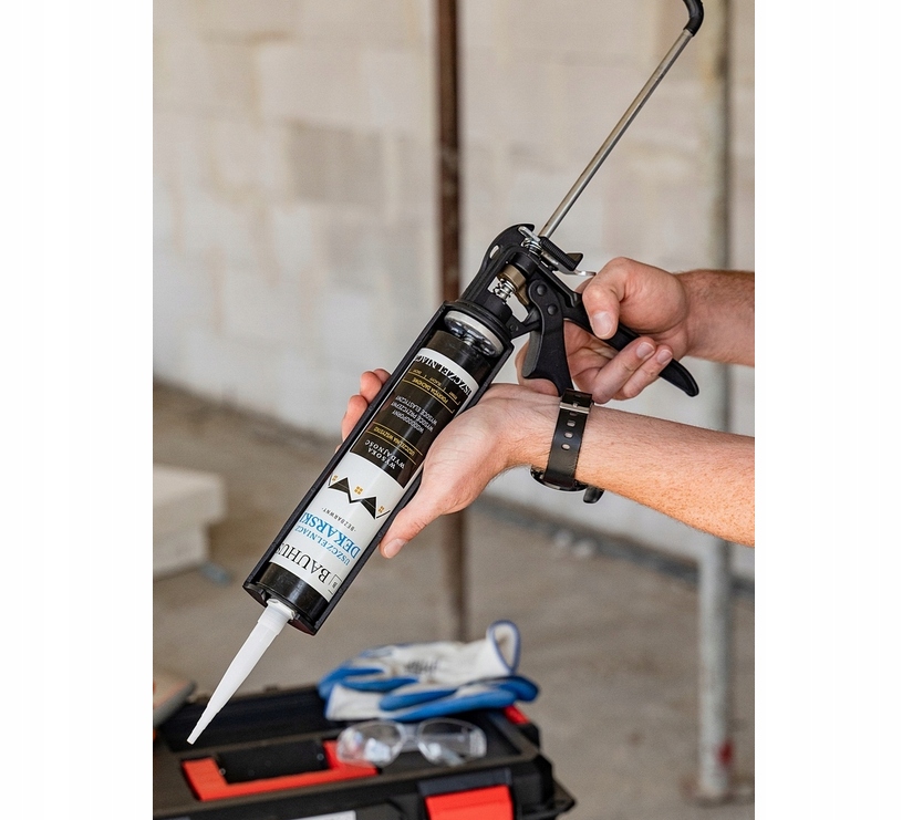 Uszczelniacz Dekarski GRAFITOWY Bauhus Silikon Dekarski 280ml Wydajny Marka Bauhus