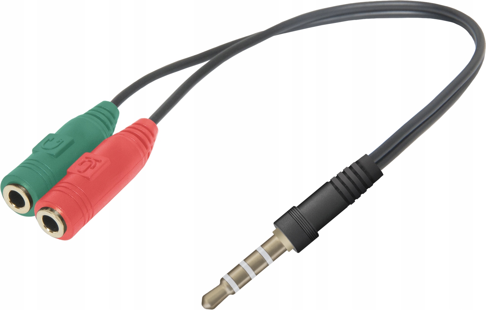 

Adapter przejściówka 2x3.5 Jack-3.5 4pin Jack