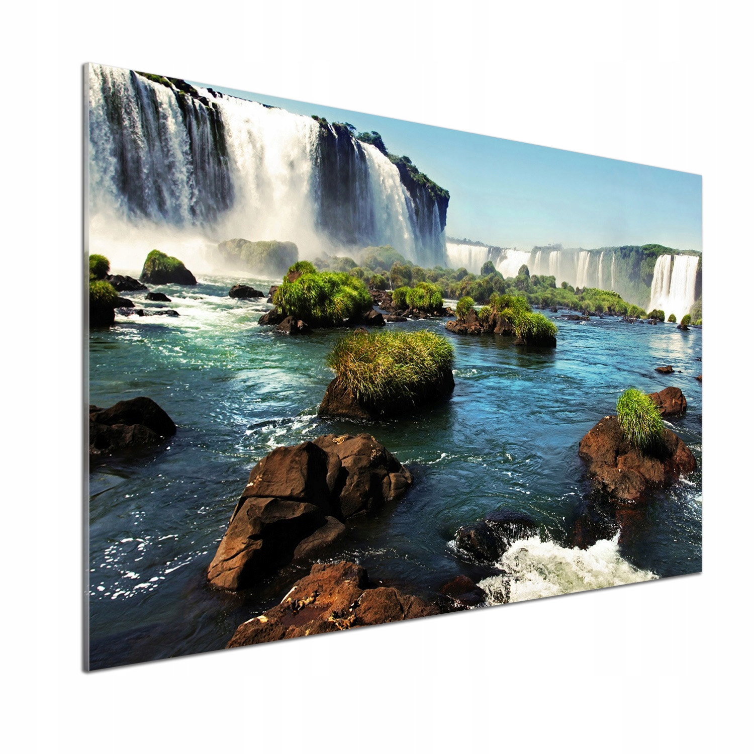 Kuchyňský panel Vodopád Igazu 100x70 cm Lepidlo