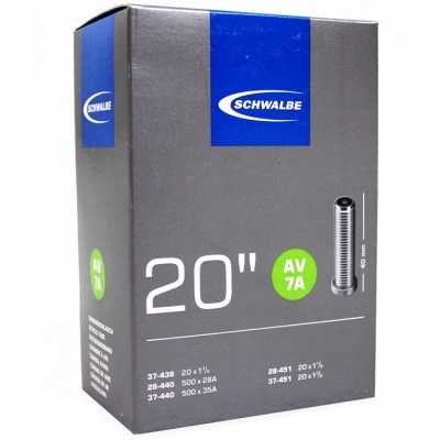 

Dętka rowerowa Schwalbe 20 av 40mm (av7a)