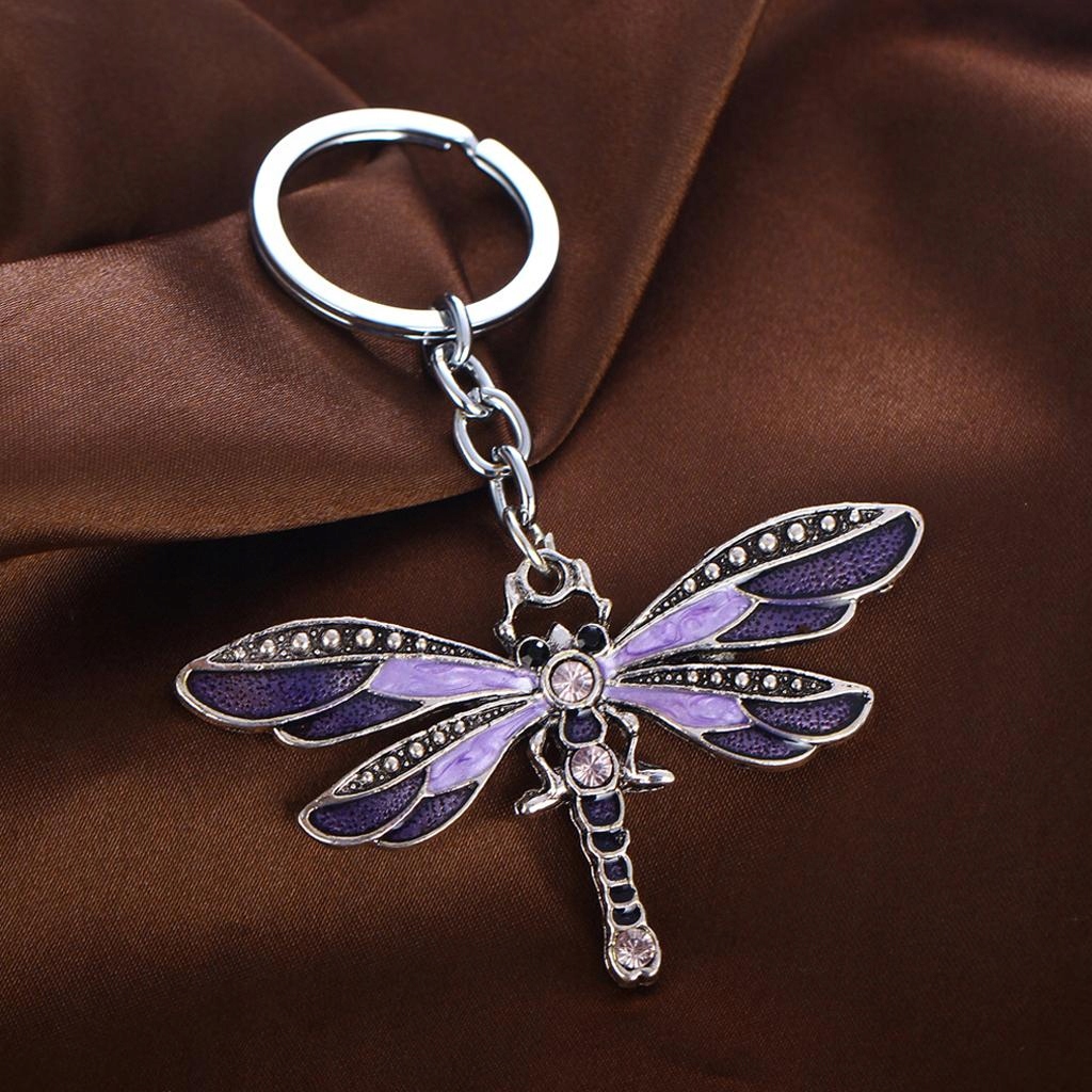 Crystal Pendant Keyring Butterfly Charm Keyring Tematyka, motyw 1c285d20-8f0e