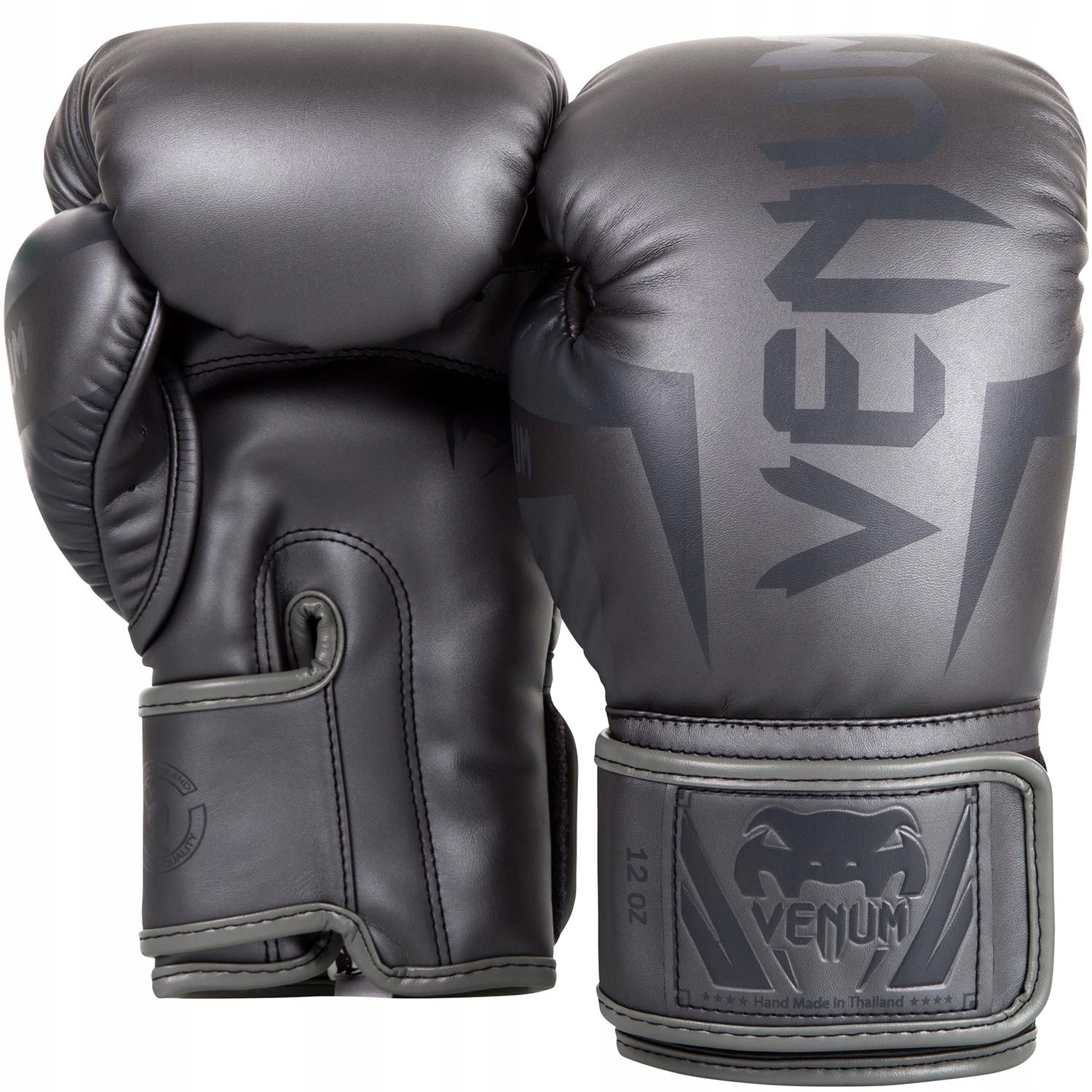 Rękawice Bokserskie Venum Elite Szary 12OZ