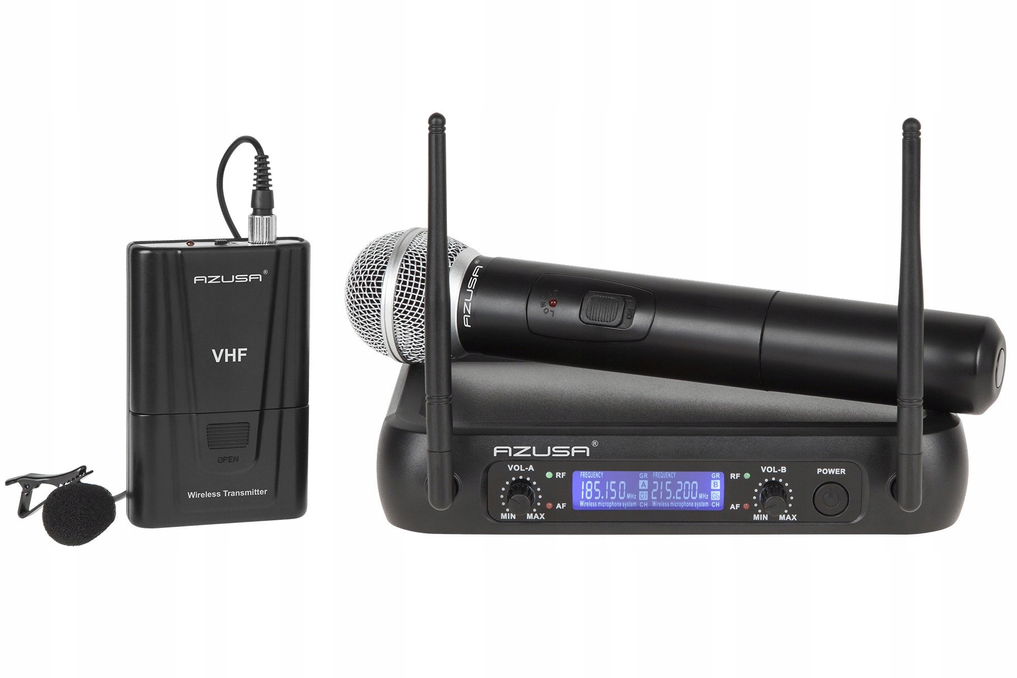 Rebel MIK0142 Profesionální audio set Whf, 2 kanálový, WR-358LD 1 x mikro