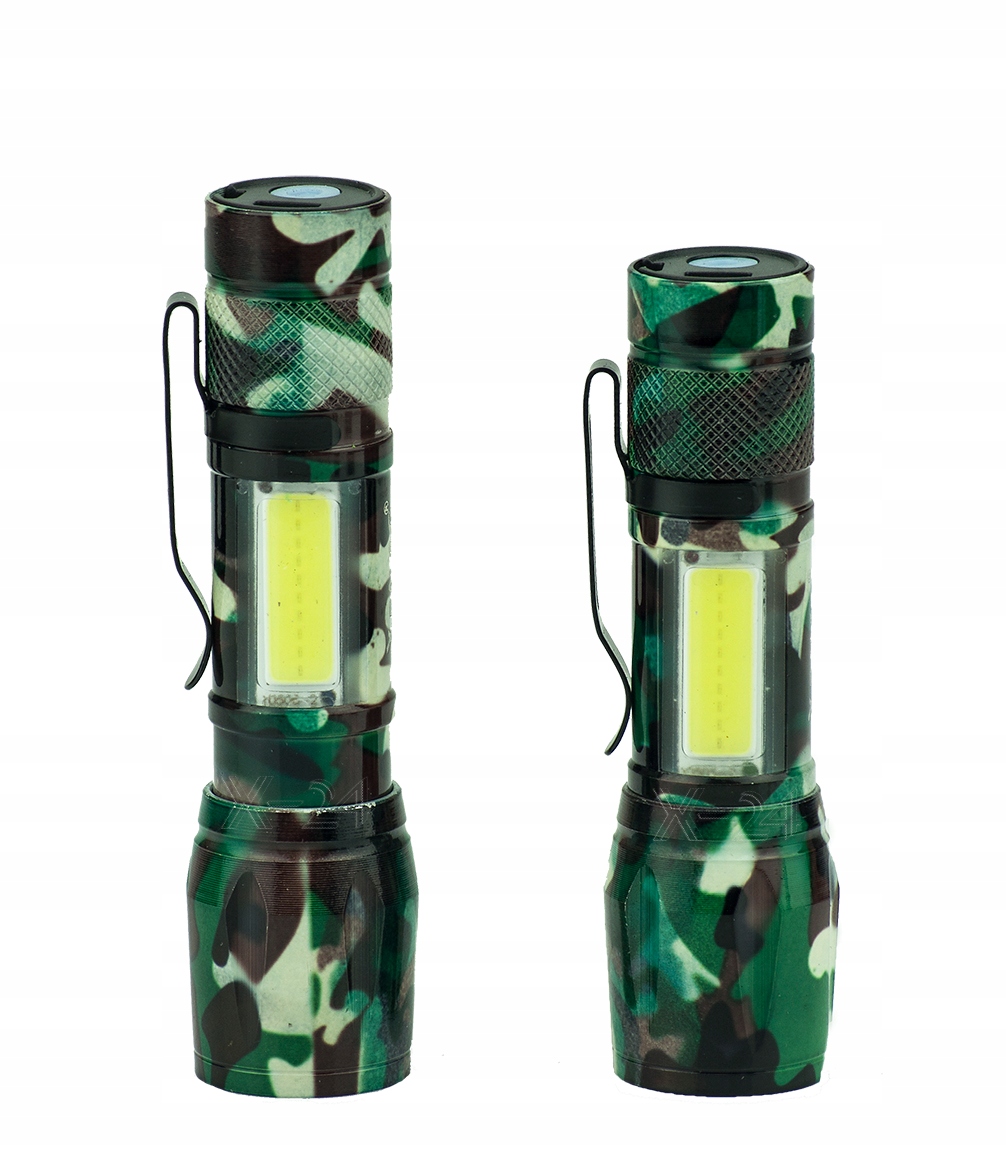 LATARKA KIESZONKOWA LED AKUMULATOR COB USB ZOOM Model XA047