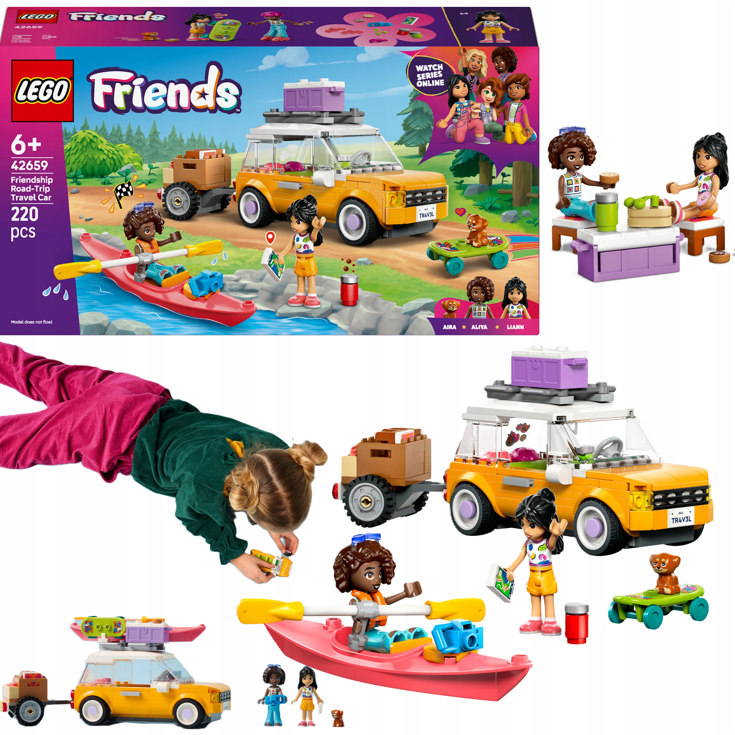 Lego Friends Samochodowa Wycieczka Przyjaciółek Zestaw Do Zabawy