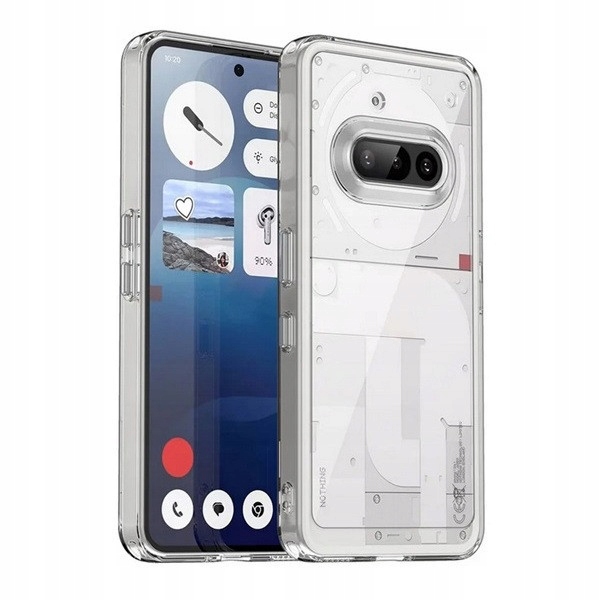Nothing Phone 3a, Etui ochronne z plastikowym tyłem + silikonowa ramka