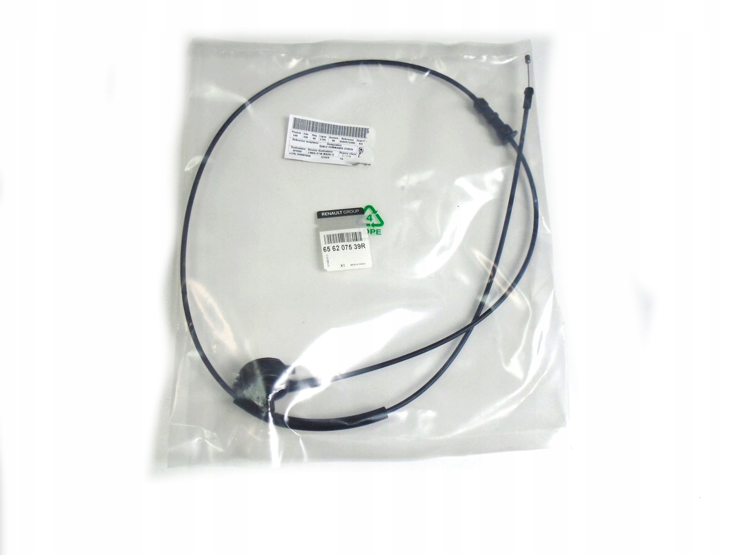 Трос капота Renault Captur Clio IV 656207539r