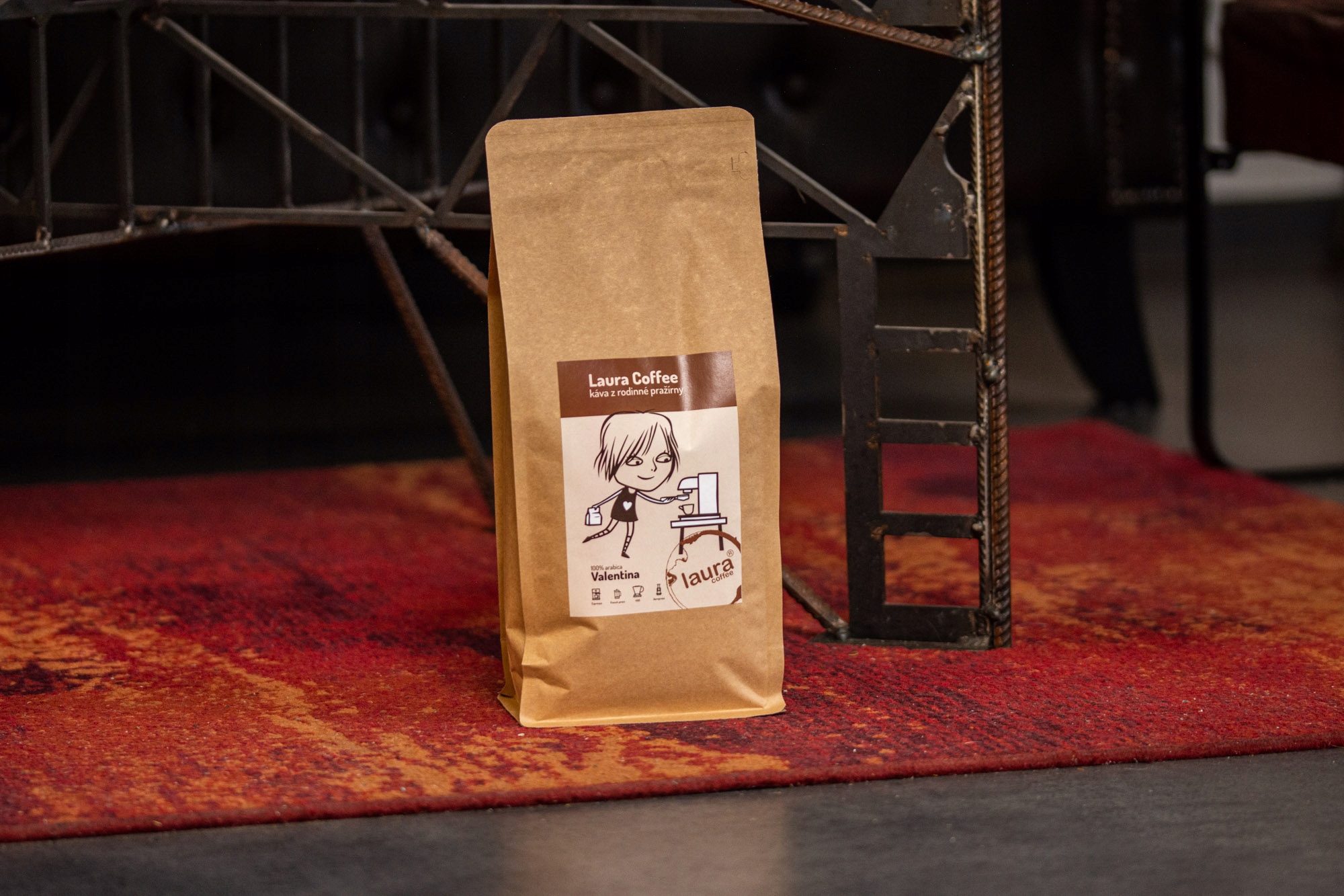 Káva zrnková Arabica Laura Coffee Valentina 100% Arabica 500 g