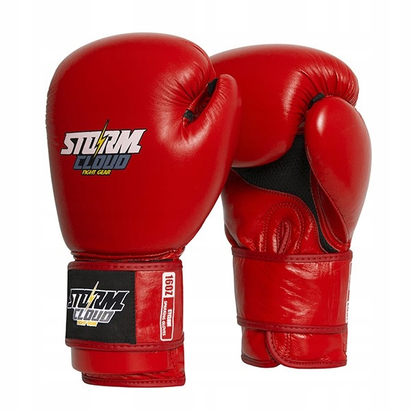 StormCloud Boxerské rukavice Sparingové Cyclone Classic Červené 18oz