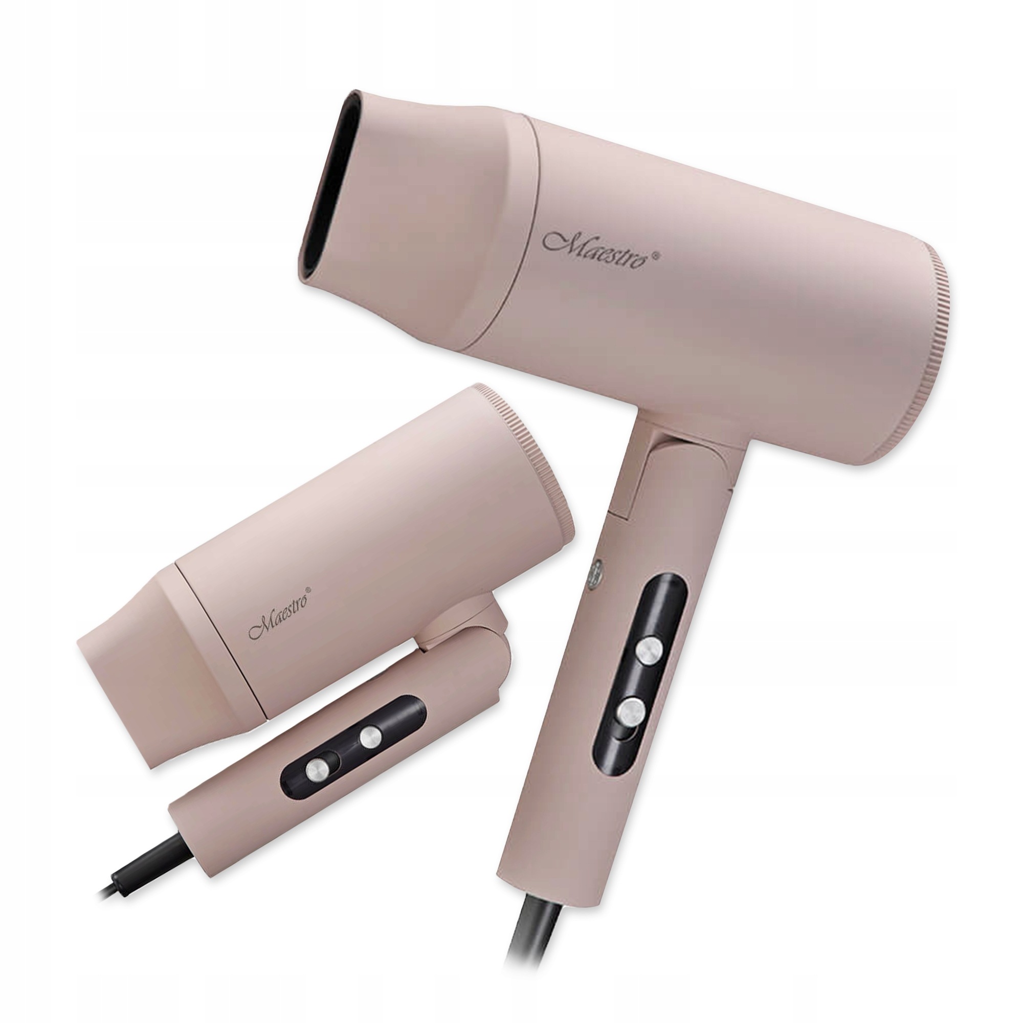 Skládací turistický vysoušeč vlasů s regulací výkonu 2000 W Maestro MR-232