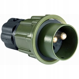 

Wtyczka Metalowa 24V 2pin Zaciskane Nato