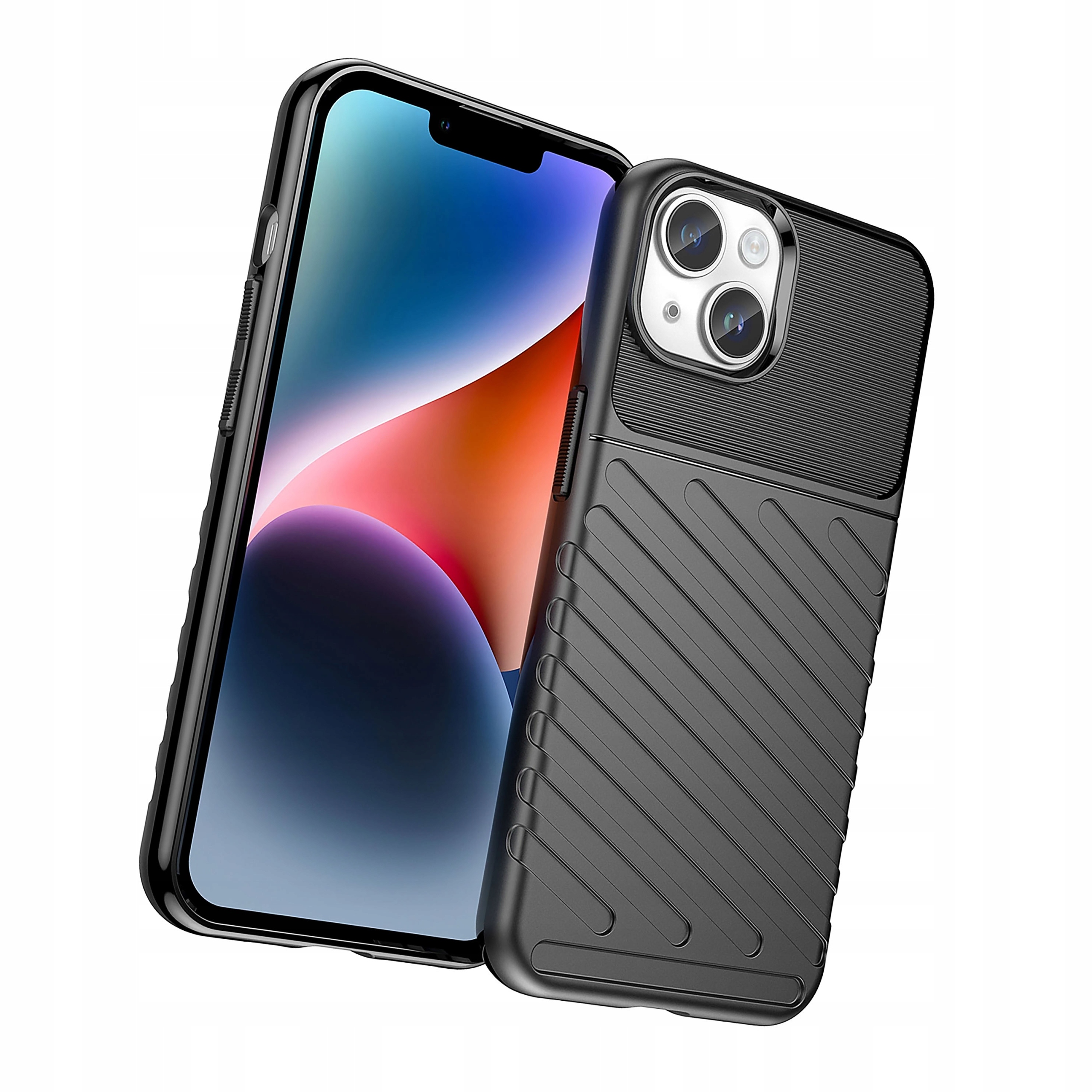 Thunder Case etui iPhone 14 Plus pancerny pokrowiec czarny