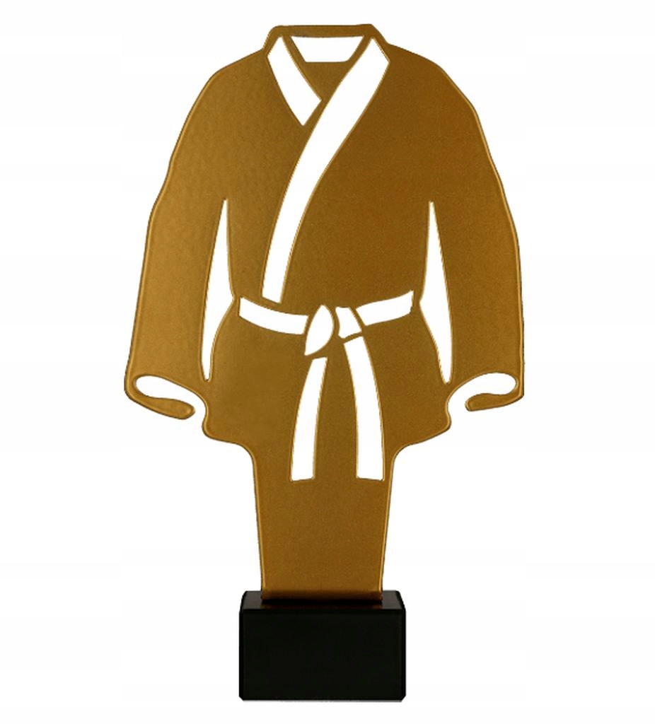 Metalowa statuetka karate ML-KAR2 21 cm z grawerką