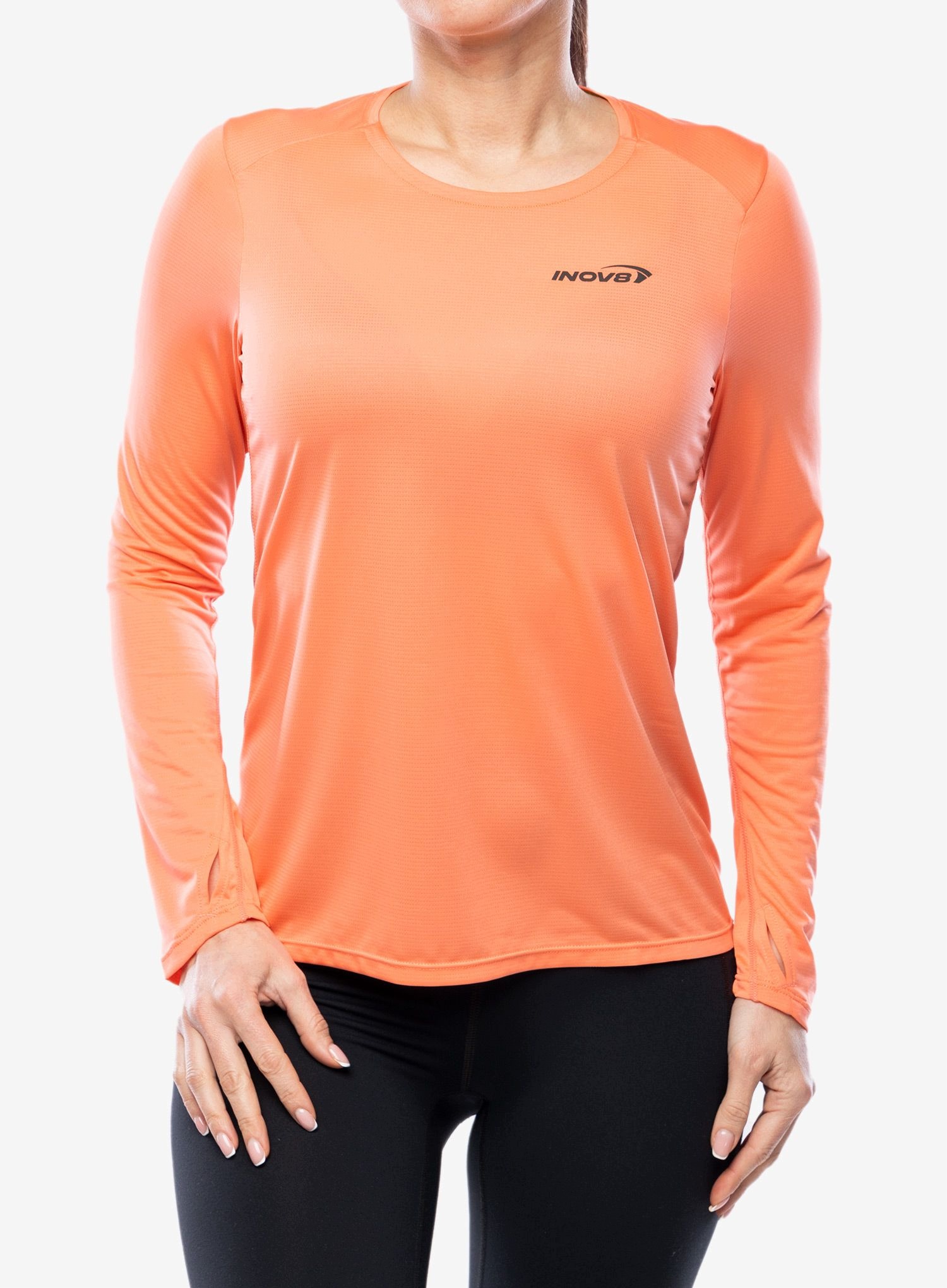 Mikina Inov-8 Performance Long Sleeve coral/ros 34 Xs