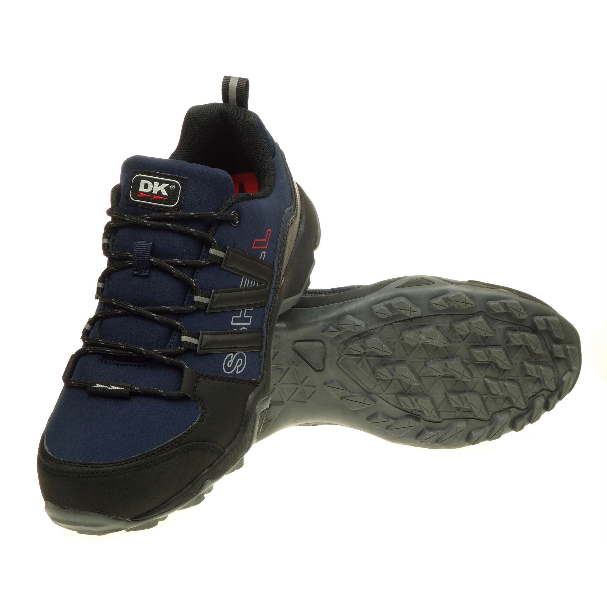 Buty Męskie Trekkingowe DK SPIRIT SoftShell OUTDOOR VB17331 Navy/Red 45 Oryginalne opakowanie producenta pudełko