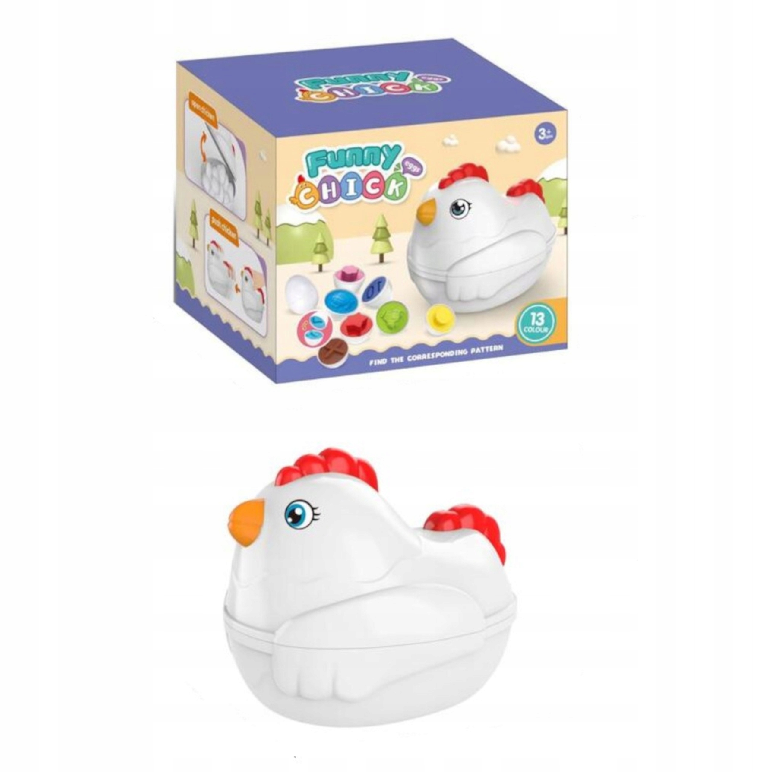 Układanka sorter jajka Montessori kolory DF18 Certyfikaty, opinie, atesty CE EN 71