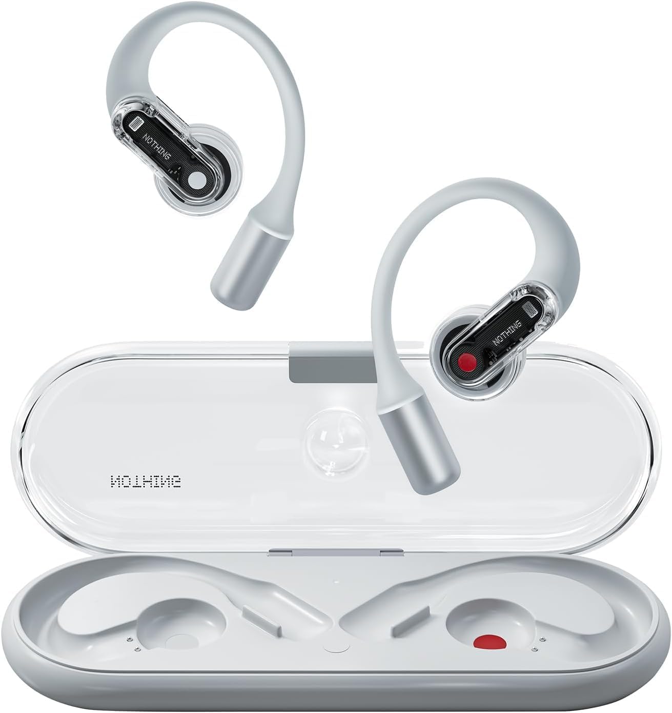 Bezdrôtové slúchadlá Nothing Ear otvorené okolo uší, biele, Bluetooth