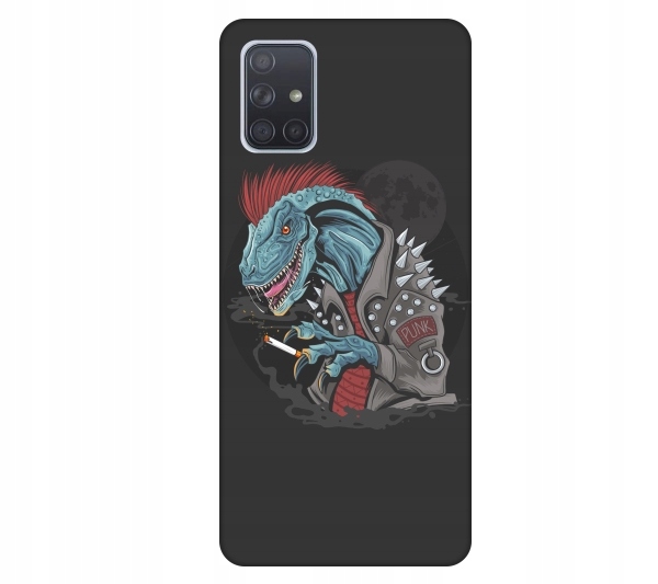 

Etui wzory do Samsung Galaxy A71 Punk dinozaur