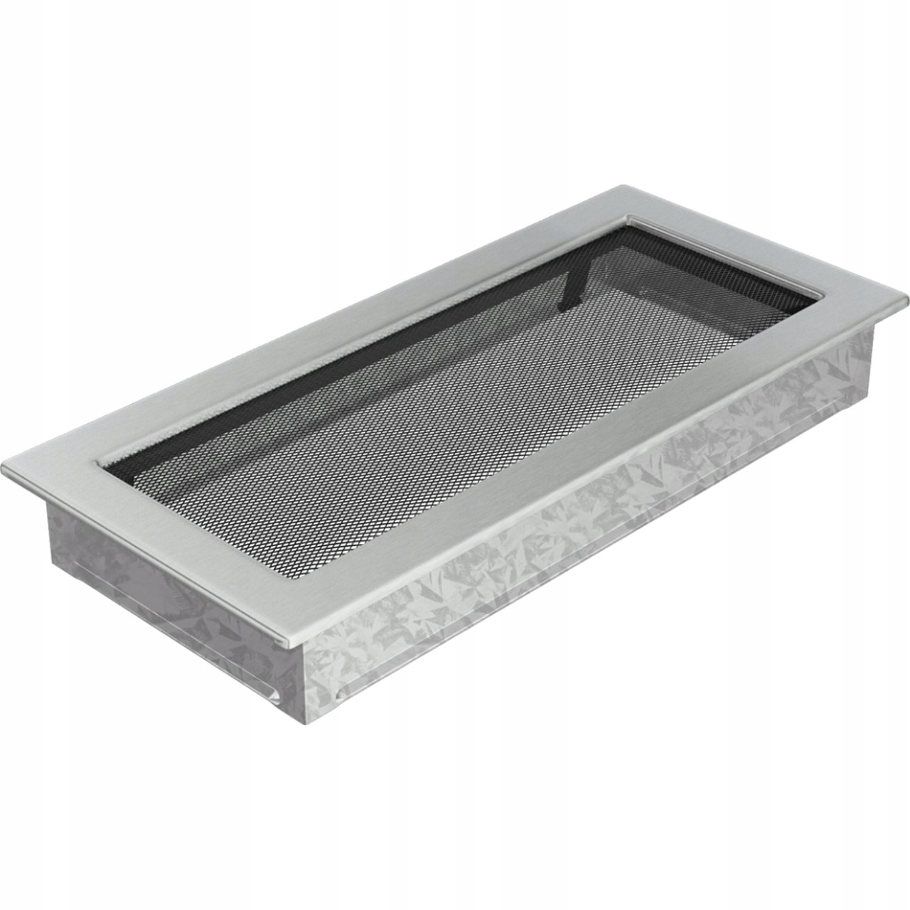 Větrací krbová mřížka broušená 17x37