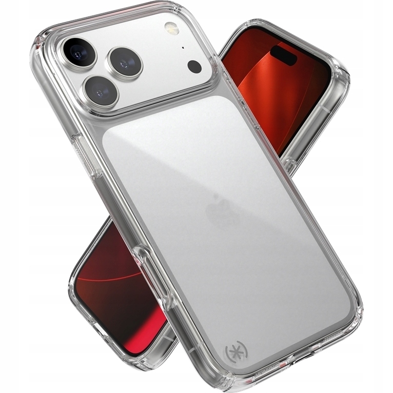 Pouzdro pro iPhone 17 Pro Max, Speck Presidio Perfect-Clear, průhledný pouzdro