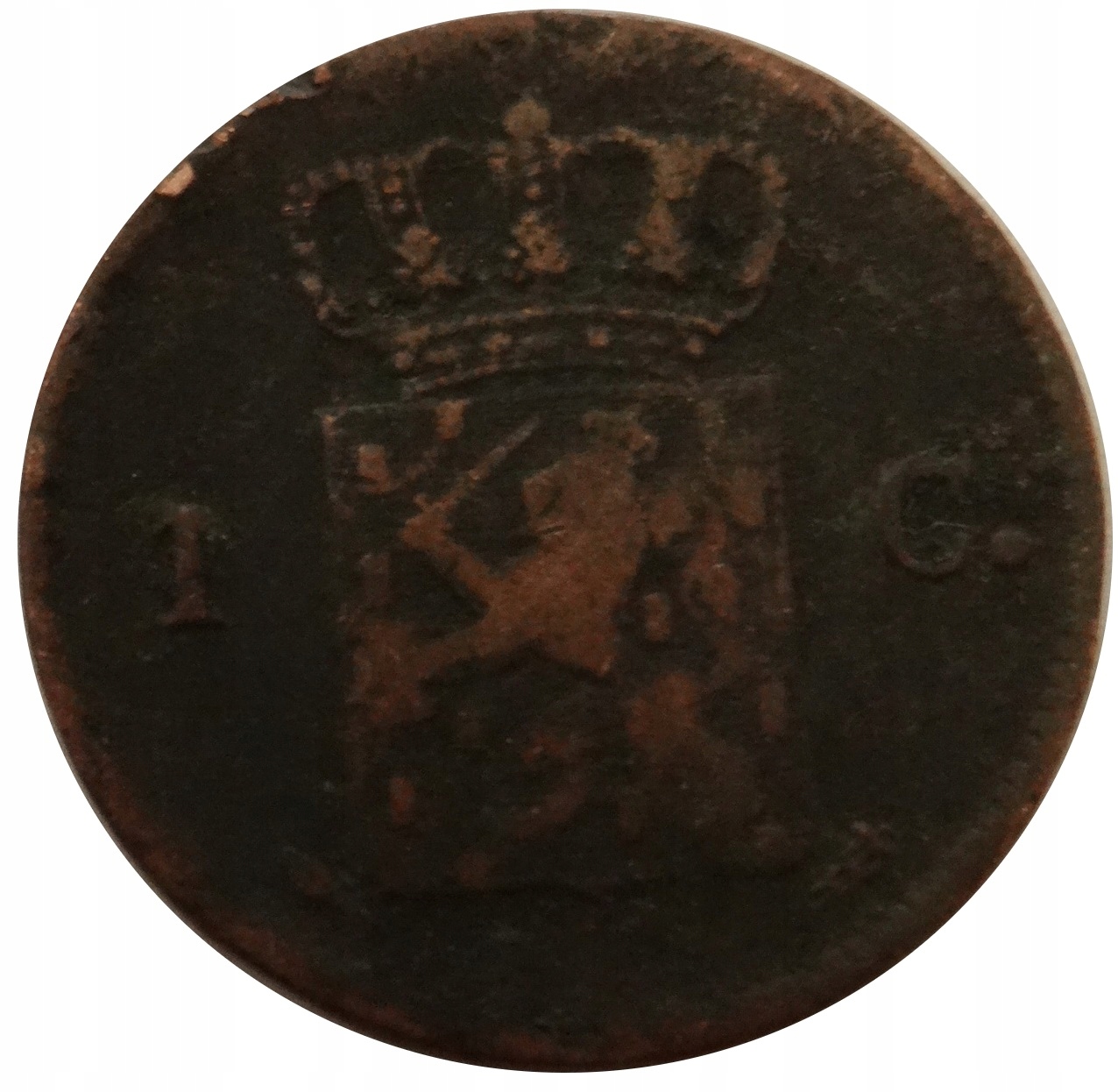 [D00274] Holandia 1 cent 1822