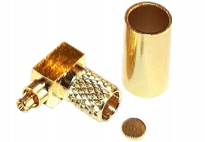 ZŁĄCZE MCCARD(m) ZACISKANE NA KABEL H155 KĄTOWE