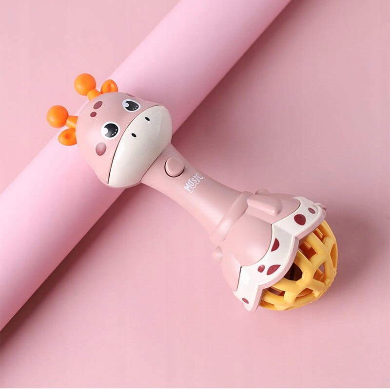 GRZECHOTKA SENSORYCZNA GRYZAK ŚWIATŁO DŹWIĘK 17 CM Kod producenta brak