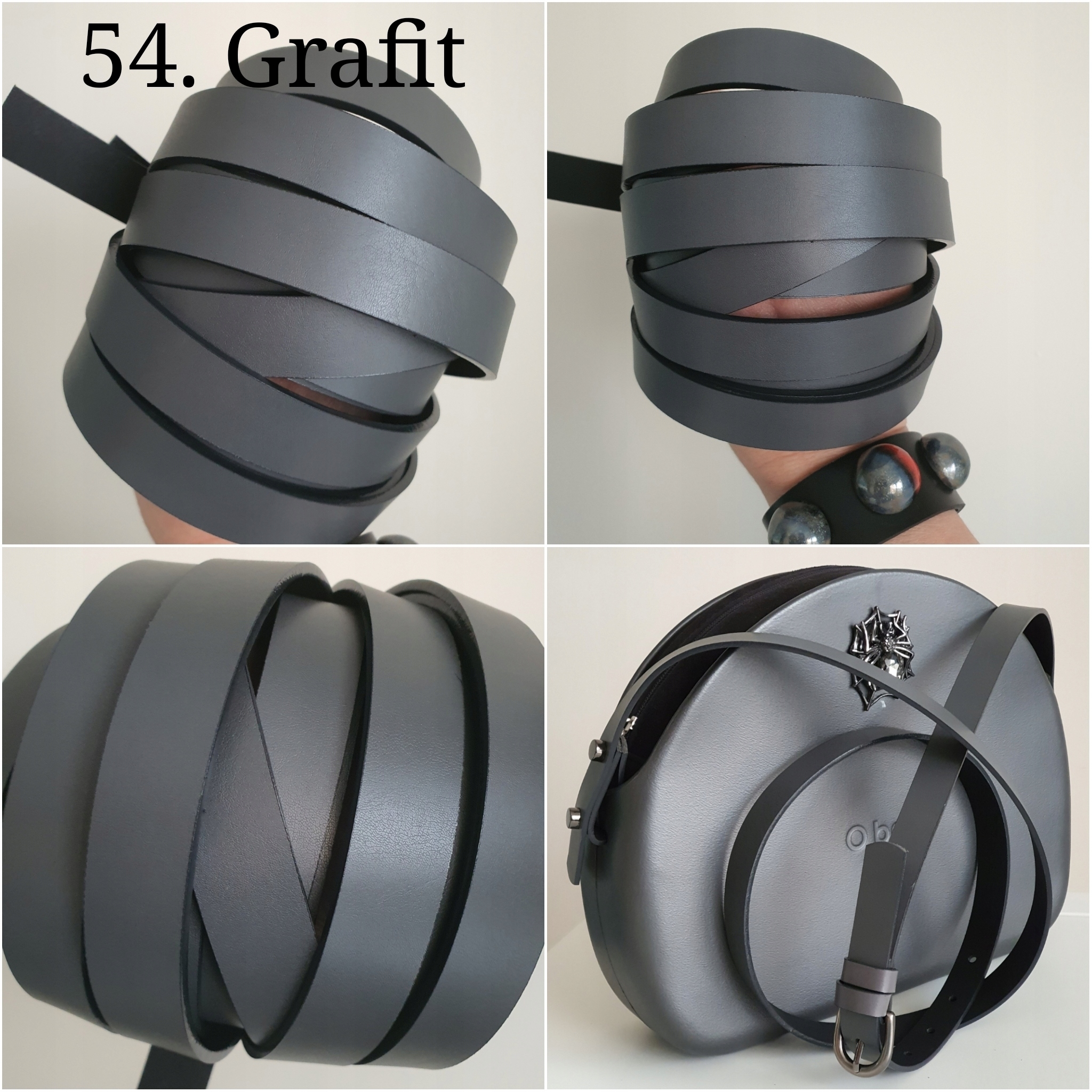 Uchwyty 3w1 z łezkami ze skóry naturalnej do obag Płeć kobieta