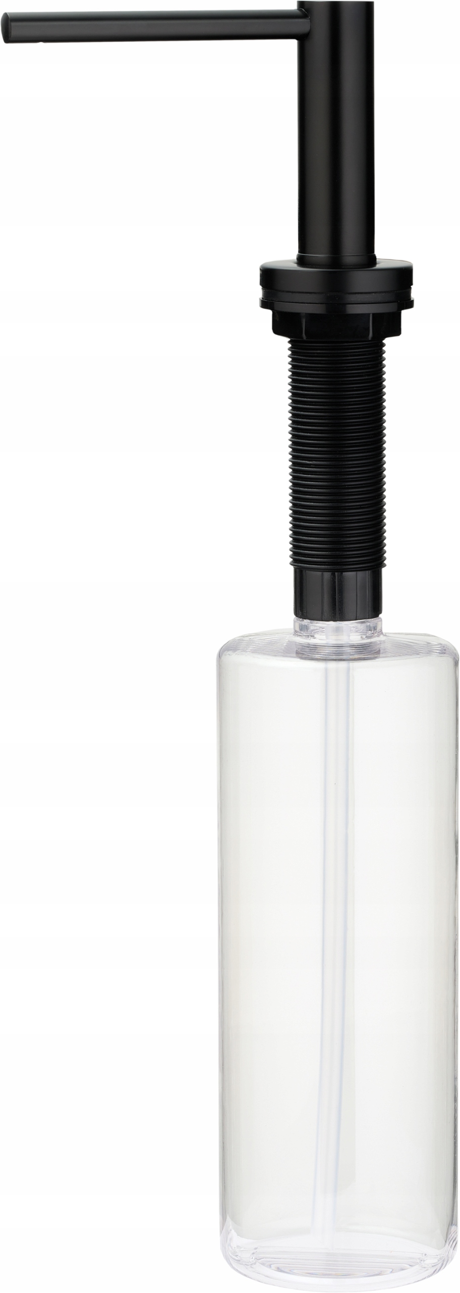 Dávkovač Prostředku Na Mytí Nádobí Černý Kovový 500 ML Deante Aster