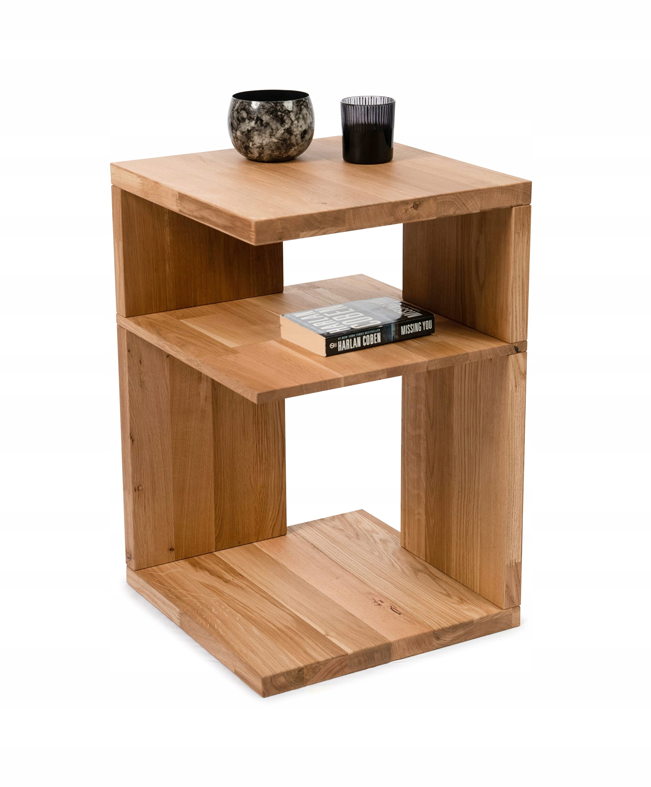 M2 Kollektion Domingo, dub, olejovaný divoký dub, 40 x 60 x 40