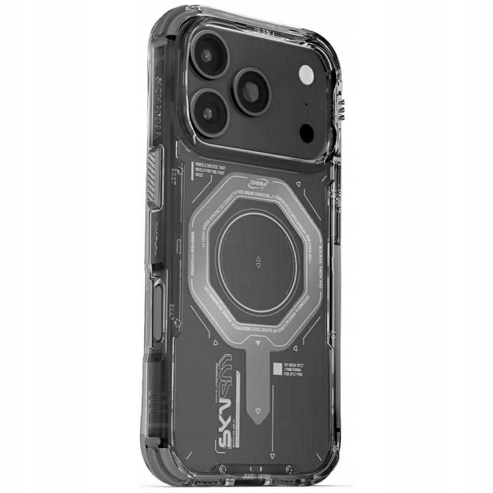 Pouzdro Skinarma Magma pro iPhone 17 Pro Magnetic Charging grafitové