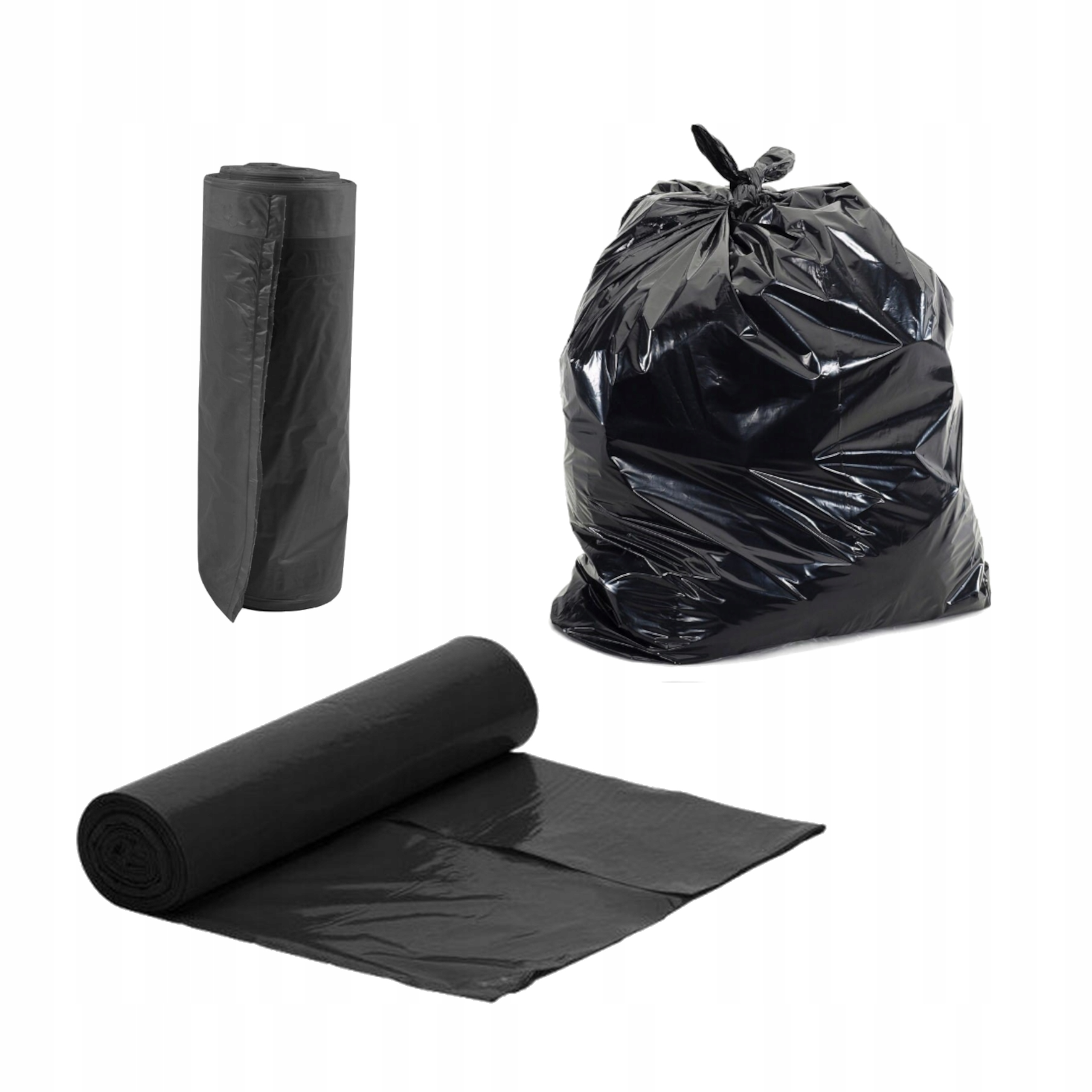 

Worki Na Śmieci Mocne 60L Czarne 50 Szt