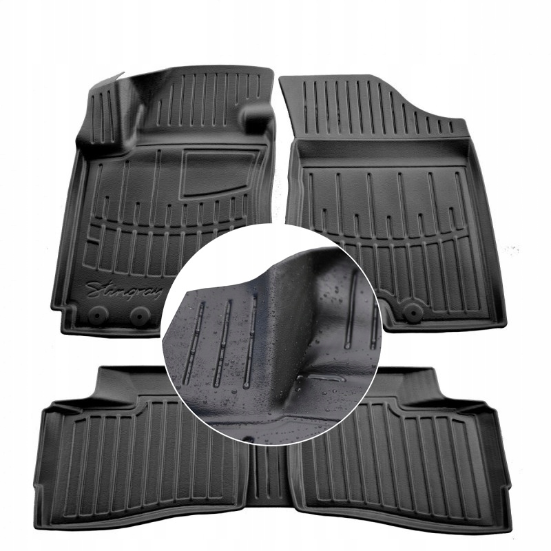 Gumové rohože stěrače Hyundai i30 1 Kombi 2007-2012 Korytka Ud