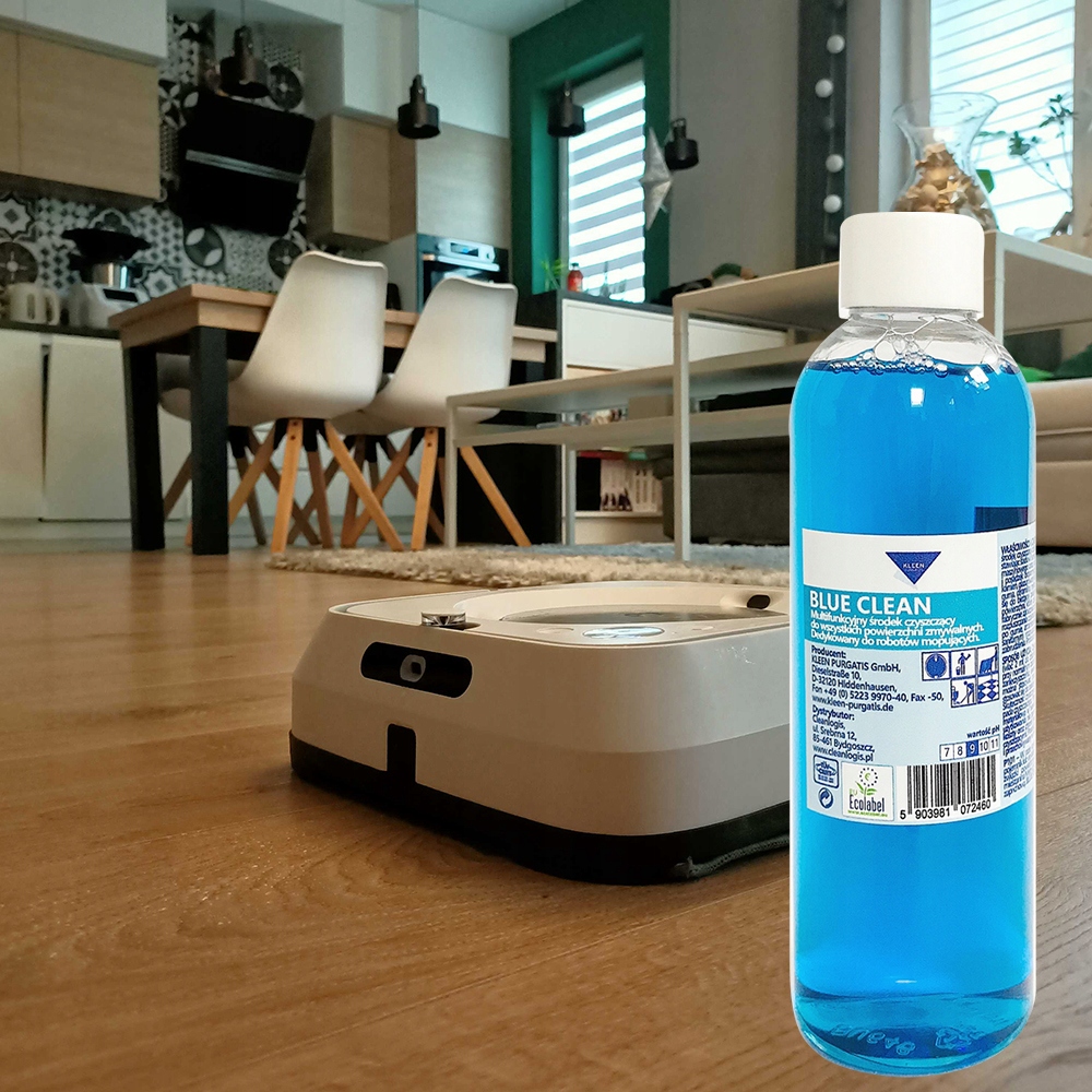Blue Clean 400 ml Płyn do robotów mopujących odkurzaczy automatycznych 2w1 Zapach świeży morski