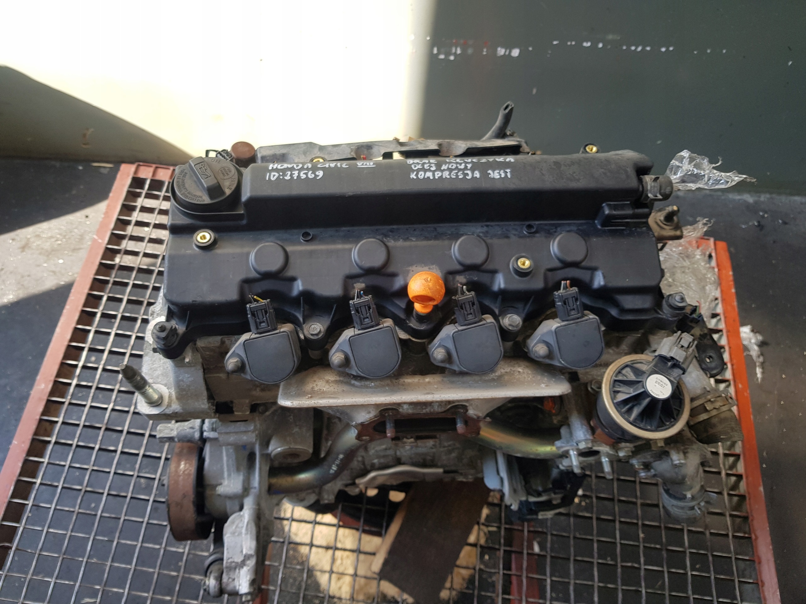 engine petrol- pillar HONDA CIVIC 8 UFO 1.8 V TEC R18A2