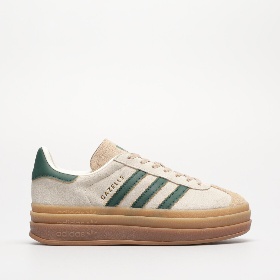 Dámské Semišové Tenisky Bežové Adidas Gazelle Bold 39 1/3