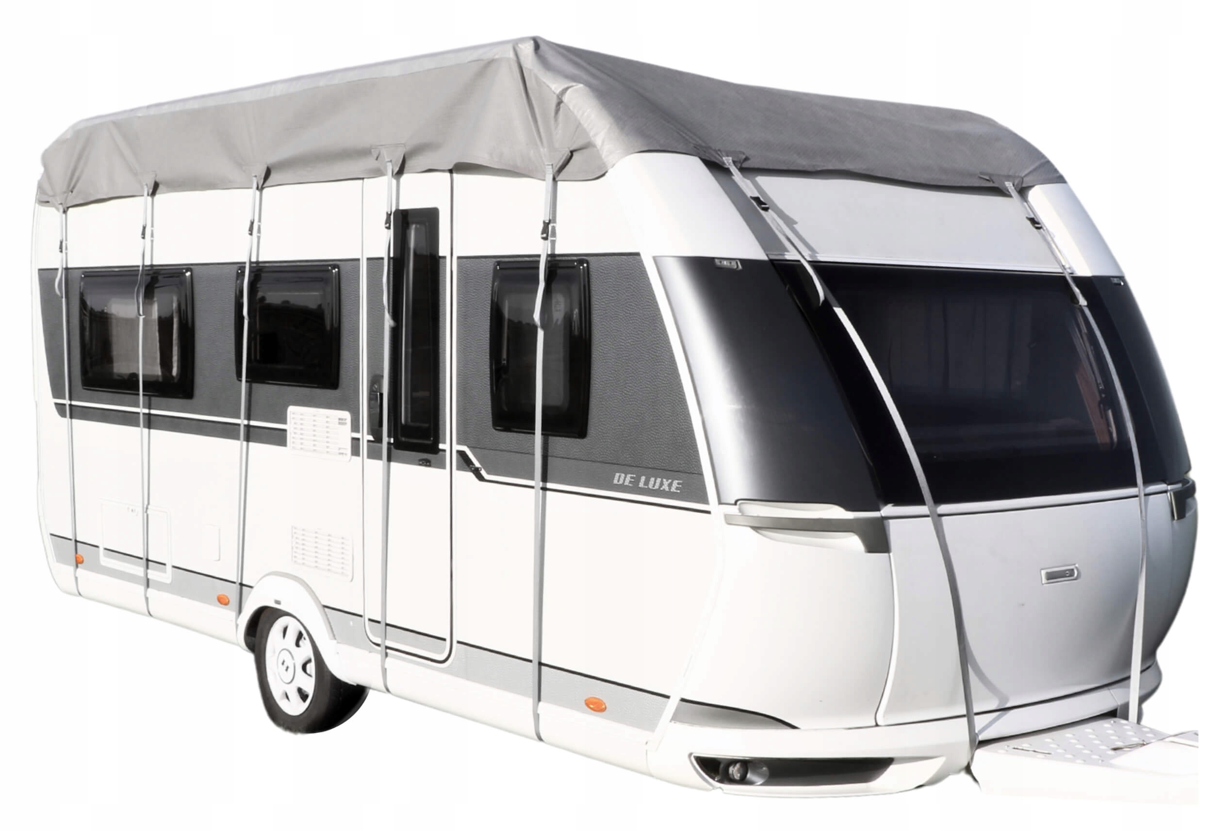 Polopotah na karavan 650 Voděodolný kryt na střechu, pásy