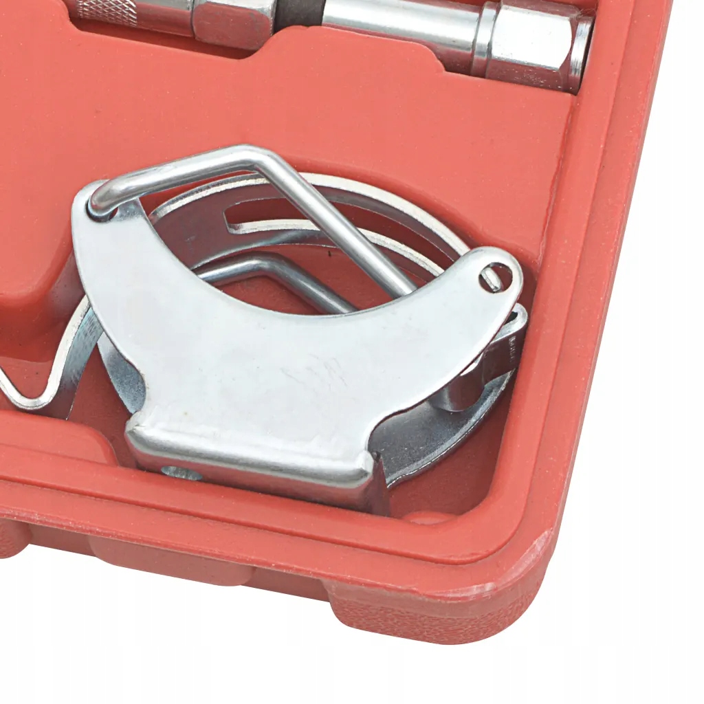 Zestaw narzędzi do smarowania - adaptery, przedłużki, dysze, walizka Liczba elementów w zestawie 1