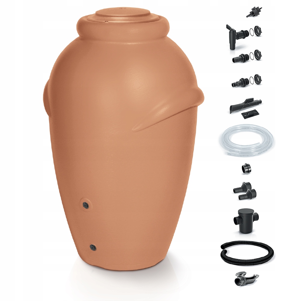 

Kompletny zbiornik na deszczówkę 360l z filtrem, T